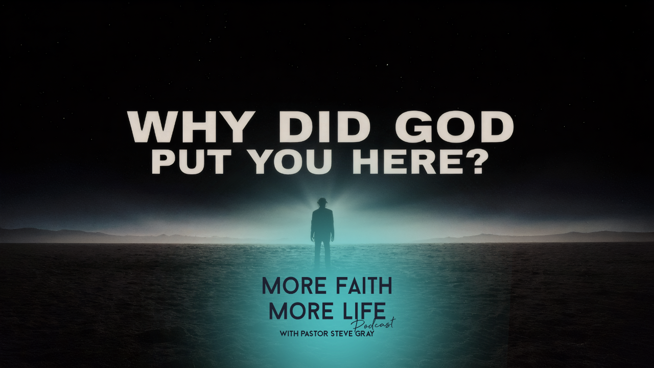 Christian podcast addressing one of life’s biggest questions by unpacking spiritual warfare, humanity’s purpose, and God’s plan to restore His honor through His people